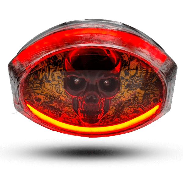 Back Light Skull CG125