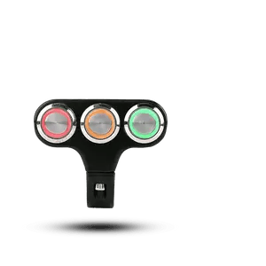 3-Way Waterproof Hazard and LED Light Switch for Bikes
