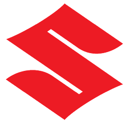 The red Suzuki logo, a stylized "S", against a black background, representing motorcycle accessories Pakistan and bike accessories Pakistan available at FancyBikes.pk.