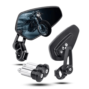 CNC Aluminum Bar End Mirrors for Cafe Racers and Sports Bikes Pakistan