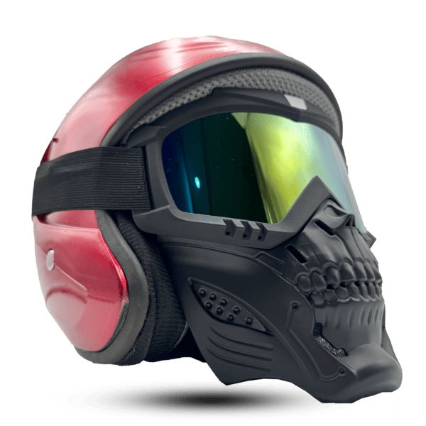 Helmet Half Face Skull - Image 5