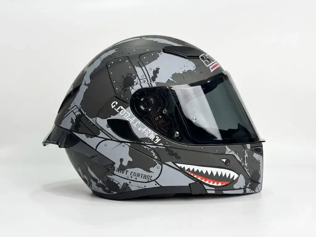 Helmet Super Air 902 Modular Gray Shark - Image 3
