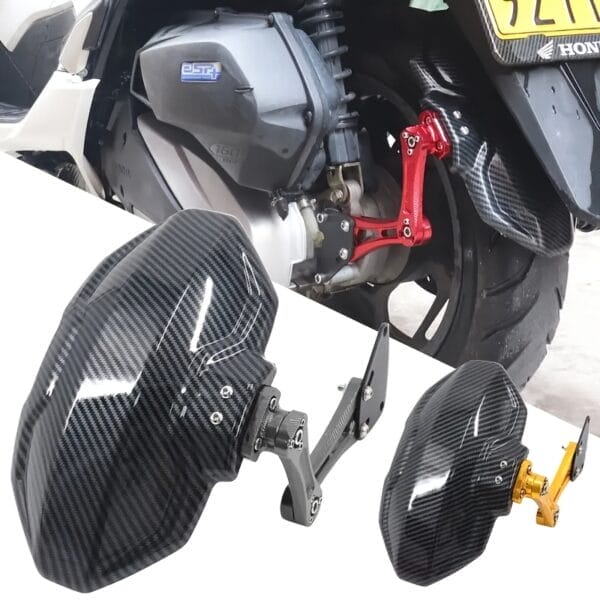 Universal Carbon Fiber Fender with Adjustable Bracket