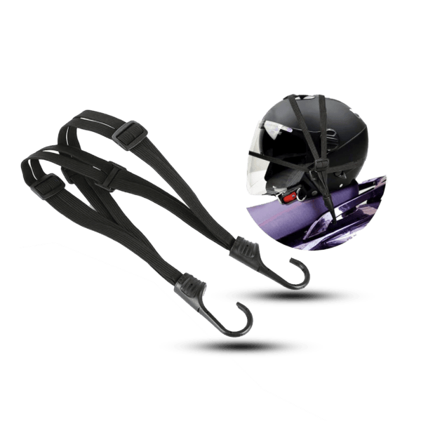 Secure Helmet Bungee Ties