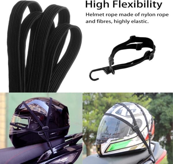 Adjustable Helmet Tie-Down Straps