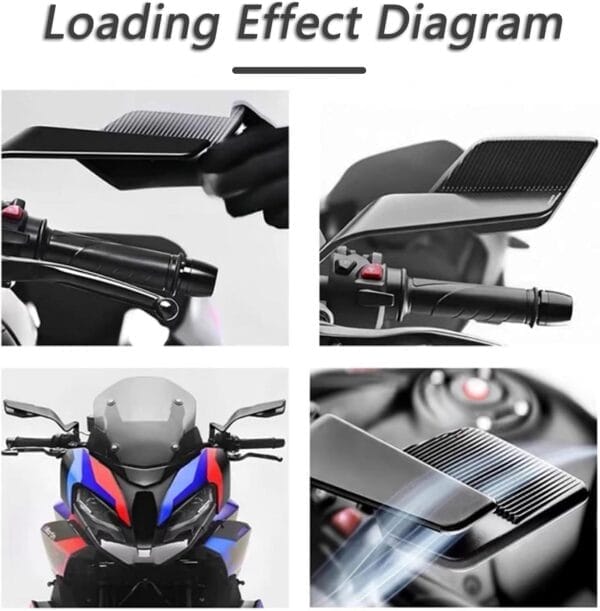 Aerodynamic Bar End Mirrors