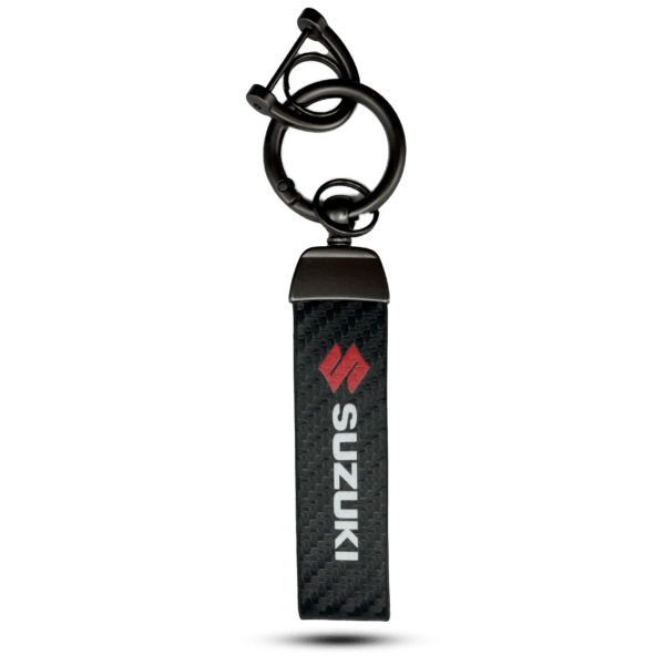 Suzuki Carbon Fiber Keychain