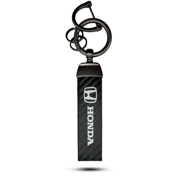 Honda Carbon Fiber Keychain