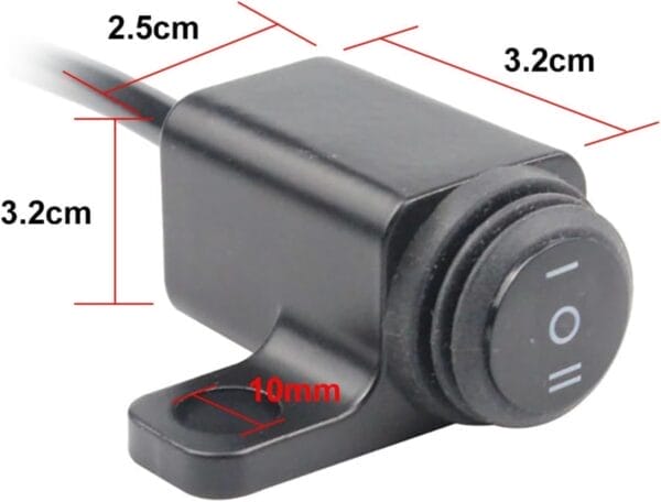 Heavy-Duty On/Off Switch for Bikes