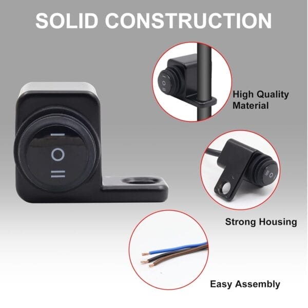 Motorcycle Handlebar Light Switch