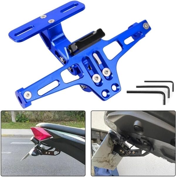 Sporty Rear Plate Holder for Motorcycles