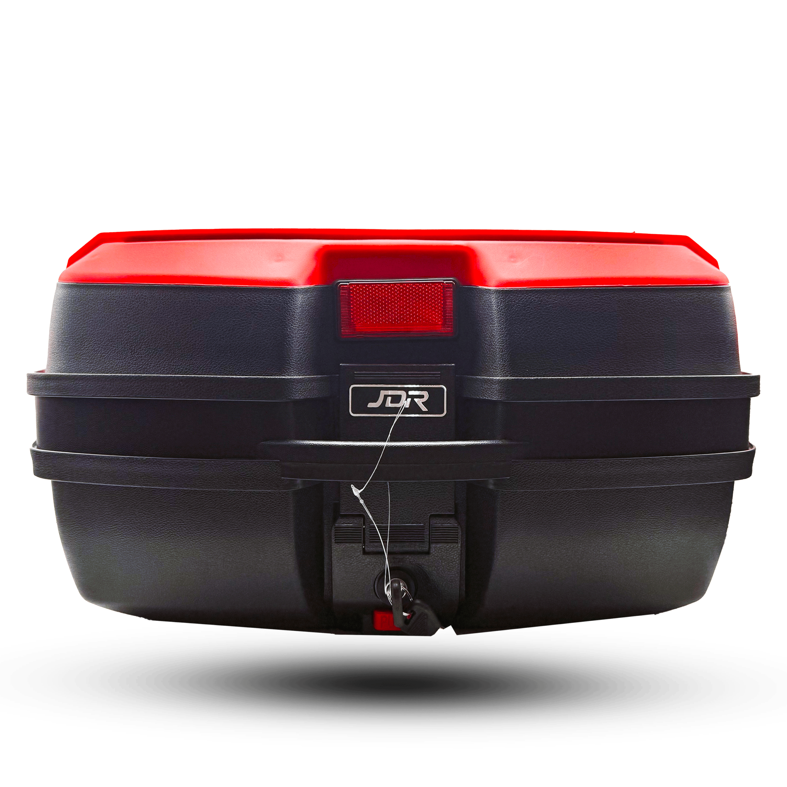 JDR 45 Liters Motorcycle Top Box Luggage Case RED