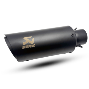 exhaust akapovhic slip tip s1 short loud sound low base black open Bernal