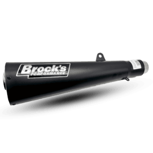 Matte Black Tapered Motorcycle Exhaust End Can