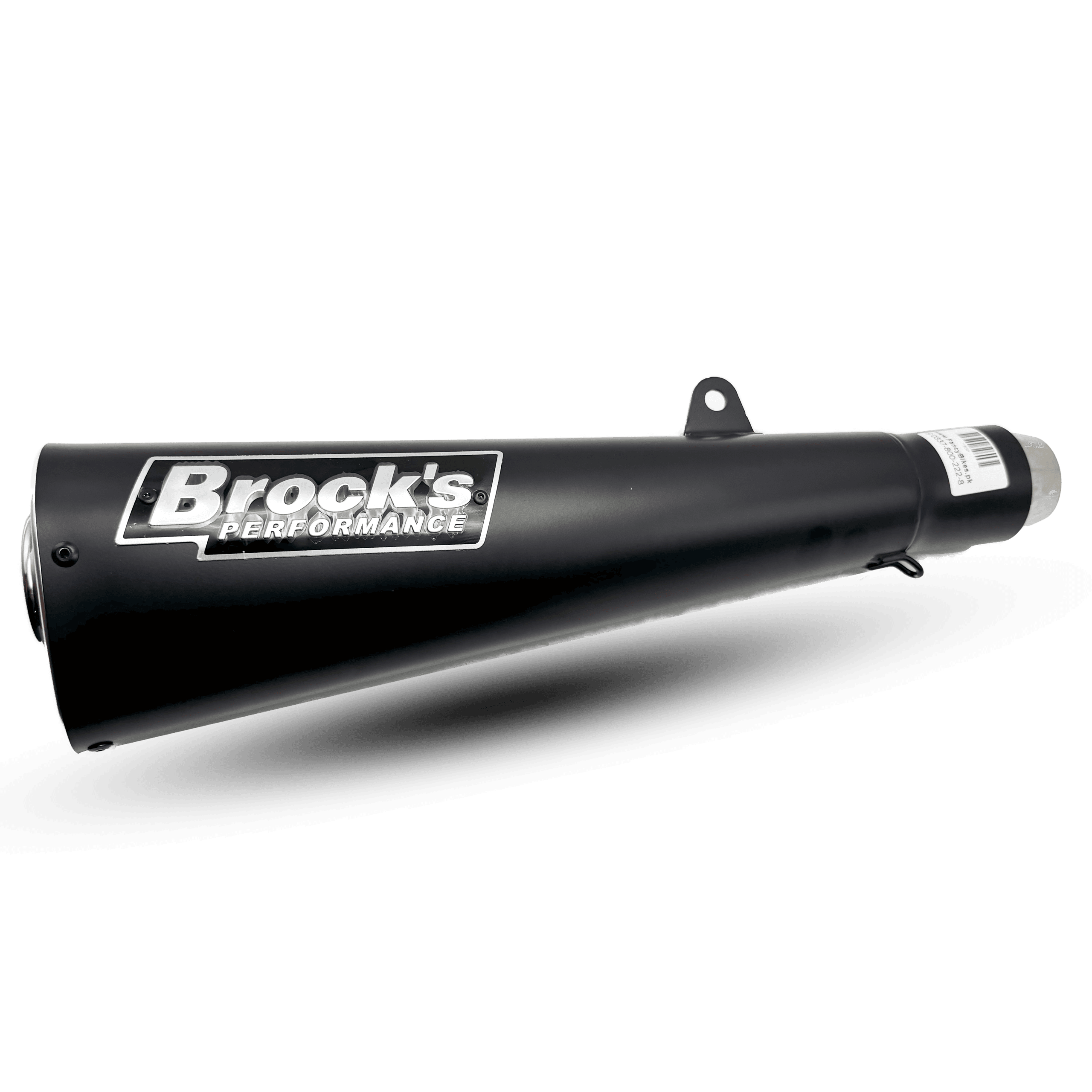 Matte Black Tapered Motorcycle Exhaust End Can