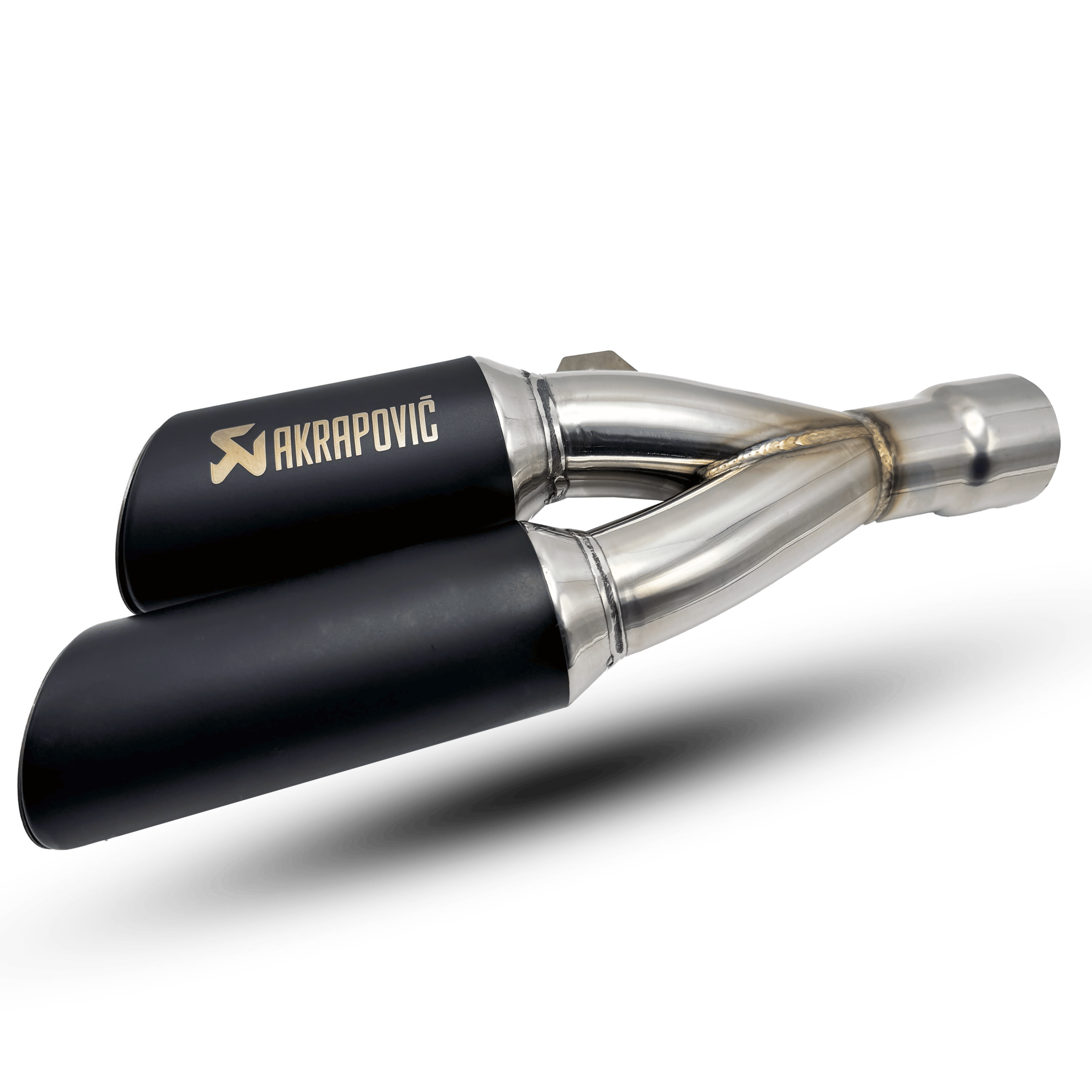 Dual Muffler Performance Exhaust with Stainless Steel Double Bend