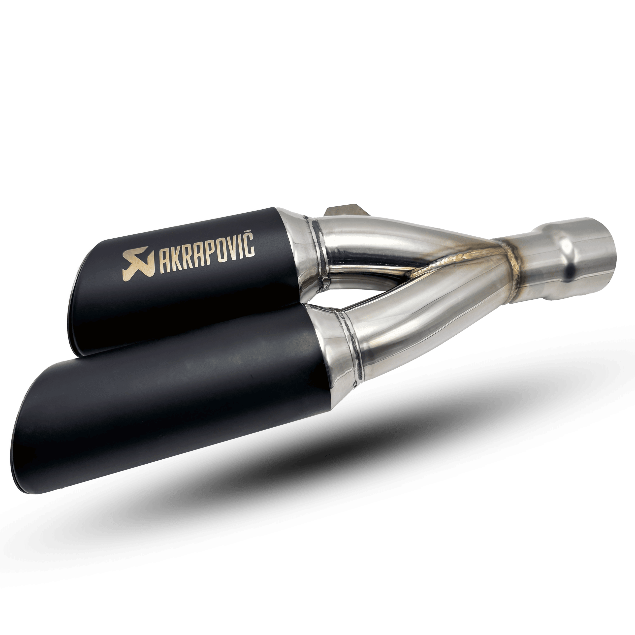 Dual Muffler Performance Exhaust with Stainless Steel Double Bend