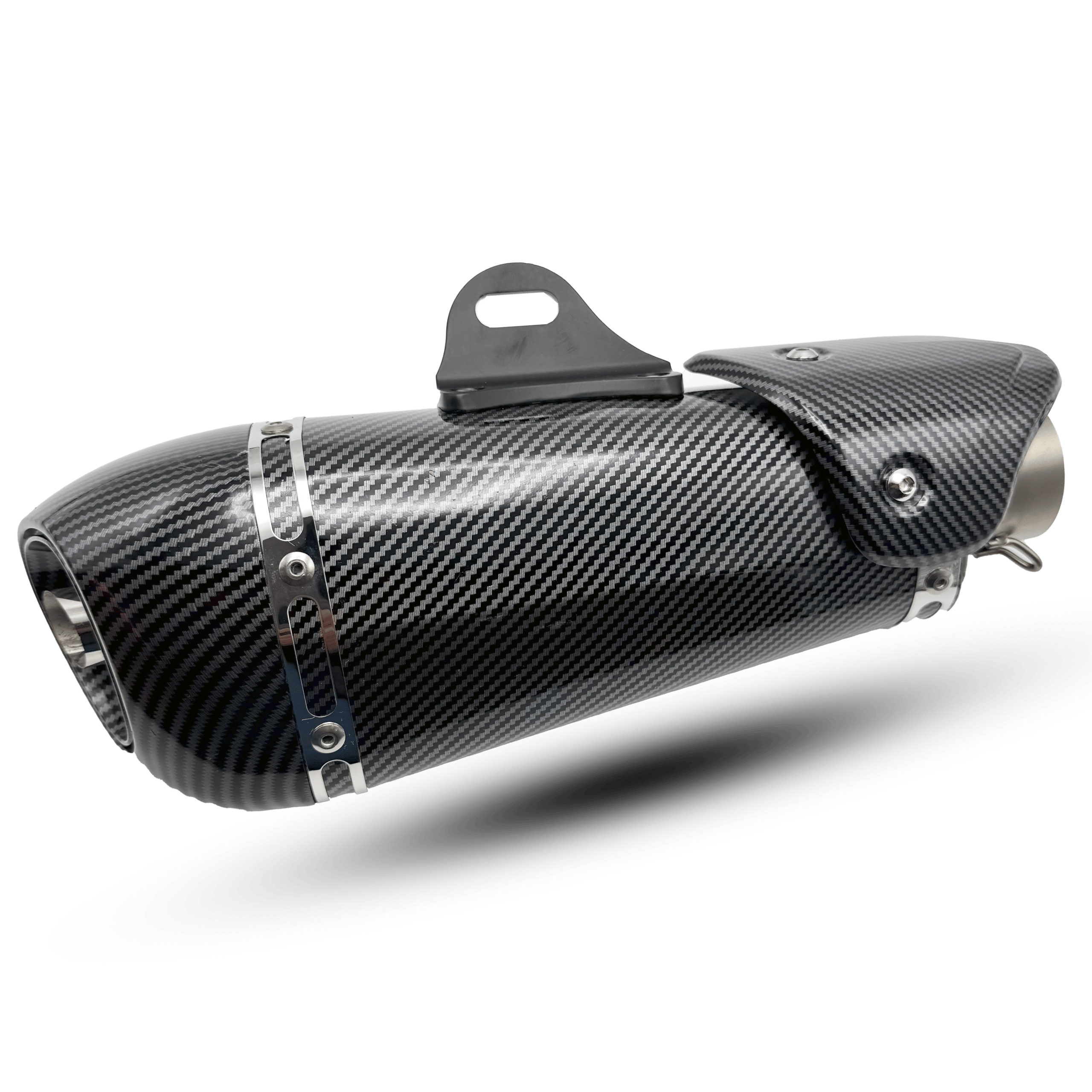 oshimura Style Tapered Exhaust Muffler with Carbon End Cap