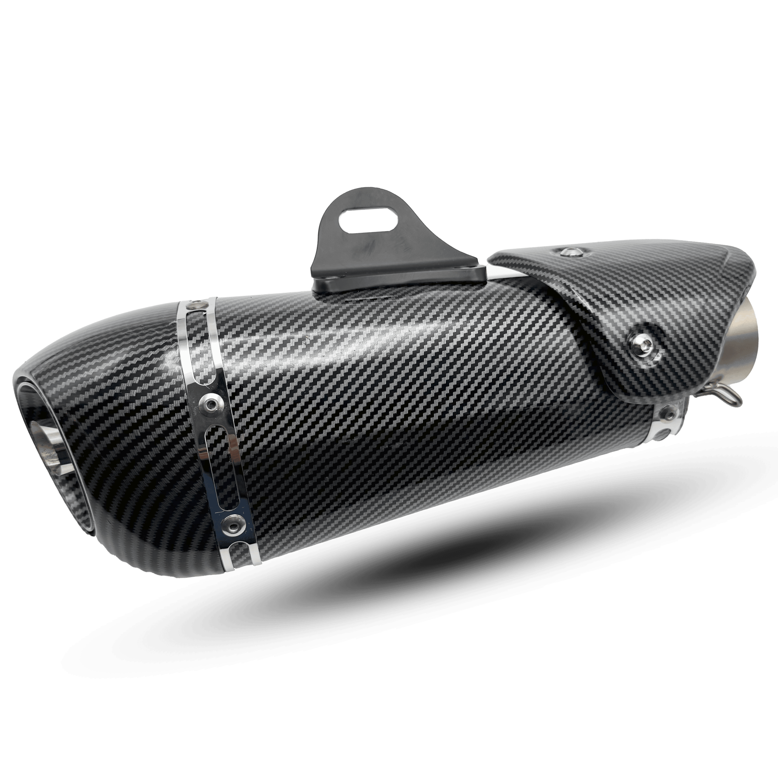 oshimura Style Tapered Exhaust Muffler with Carbon End Cap