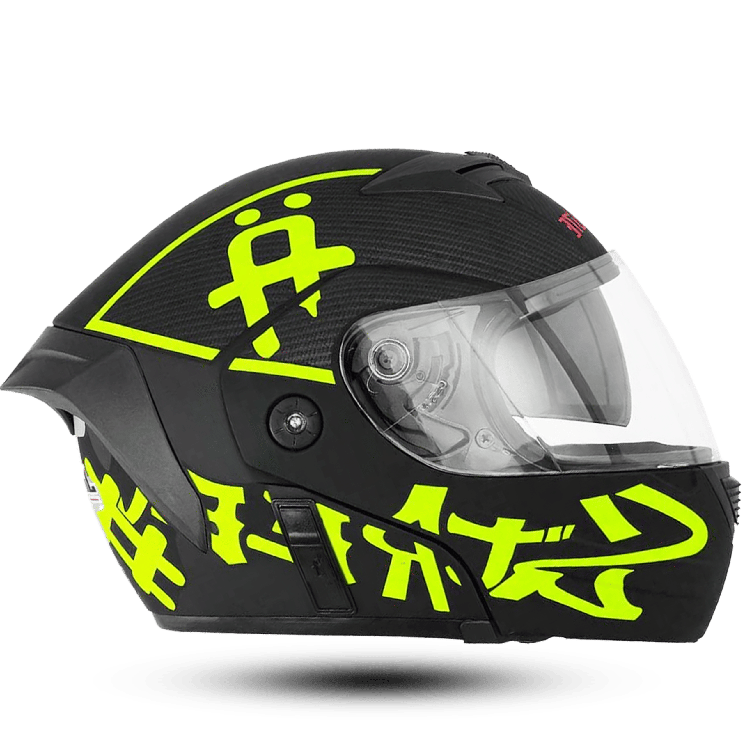 Jiekai 111 Modular Helmet - Green X Graphics