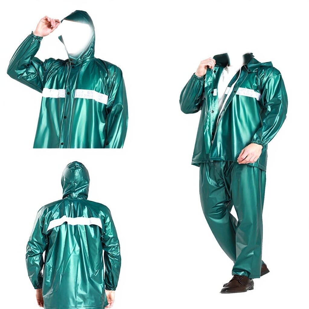Heavy Duty Waterproof Rain Suit - Jacket & Trousers Set