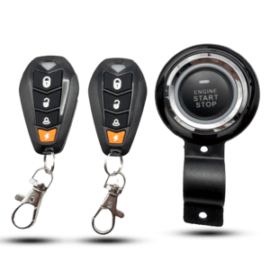 CK Motorcycle Alarm System with Bluetooth App Control and Push Start