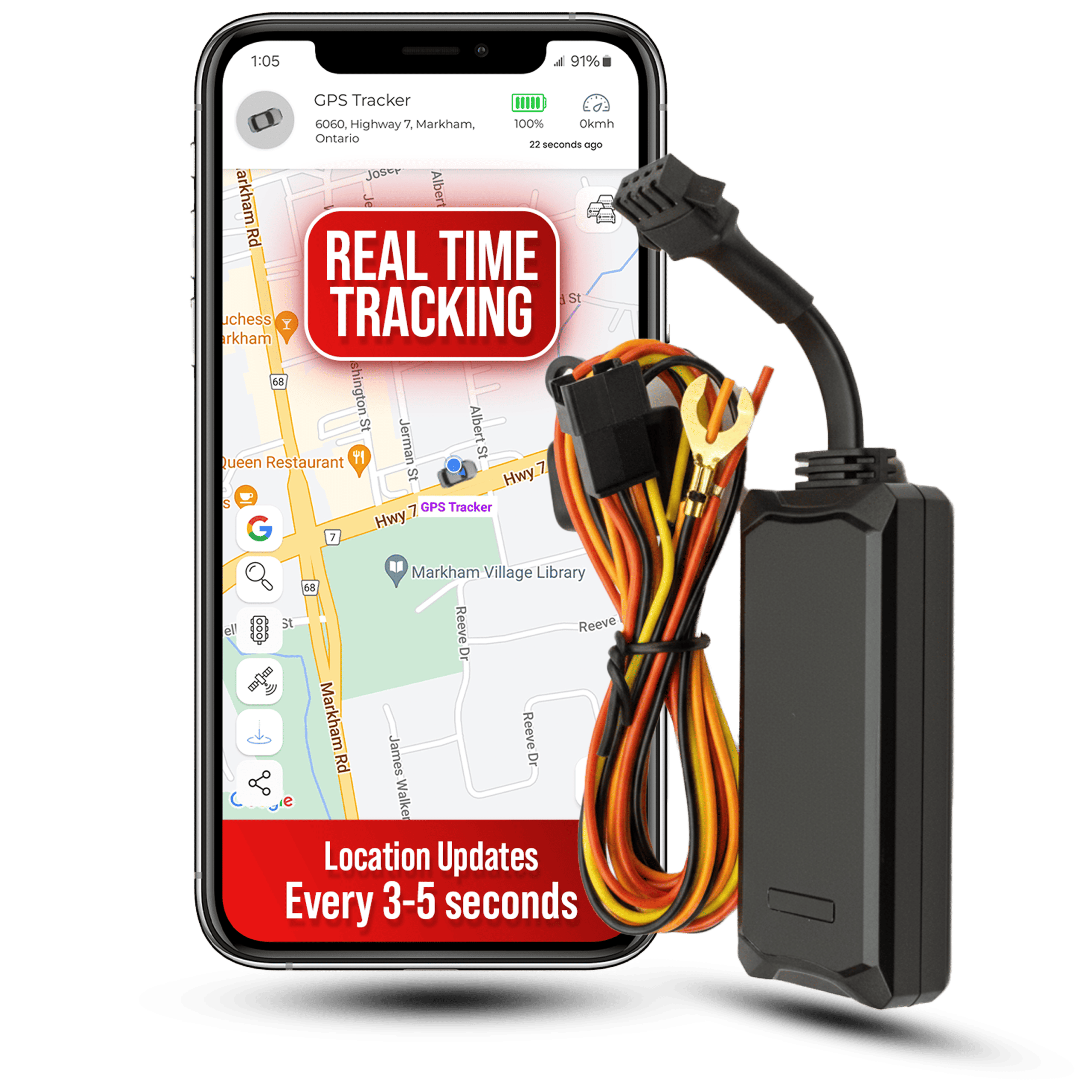 Motorcycle GPS Tracker with Engine Cutoff | Real-Time Vehicle Tracking Device