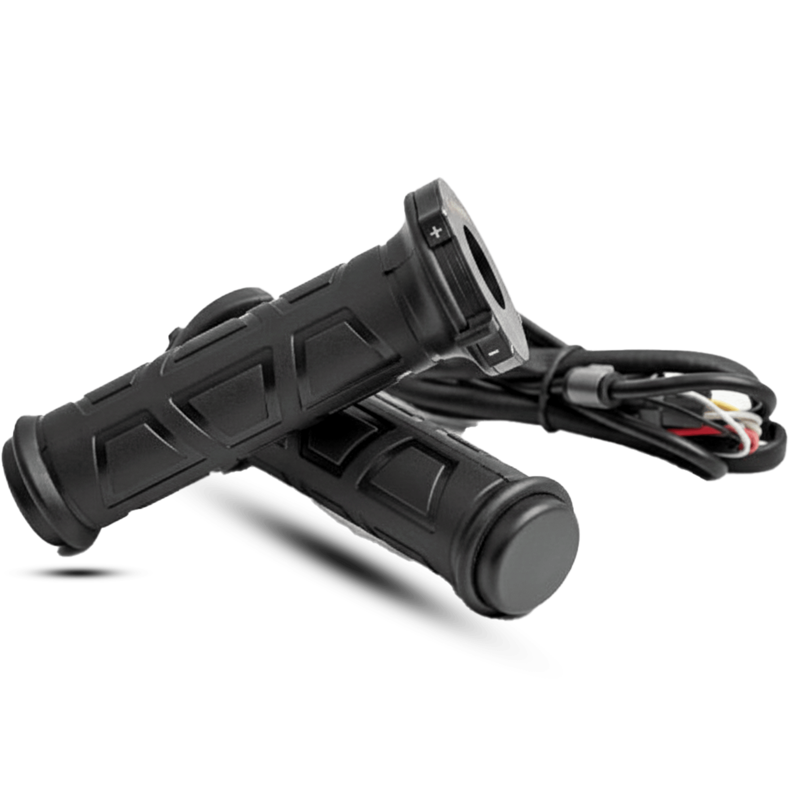 Universal Motorcycle Heated Grips with Integrated Temperature Control – Winter Riding Hand Warmers