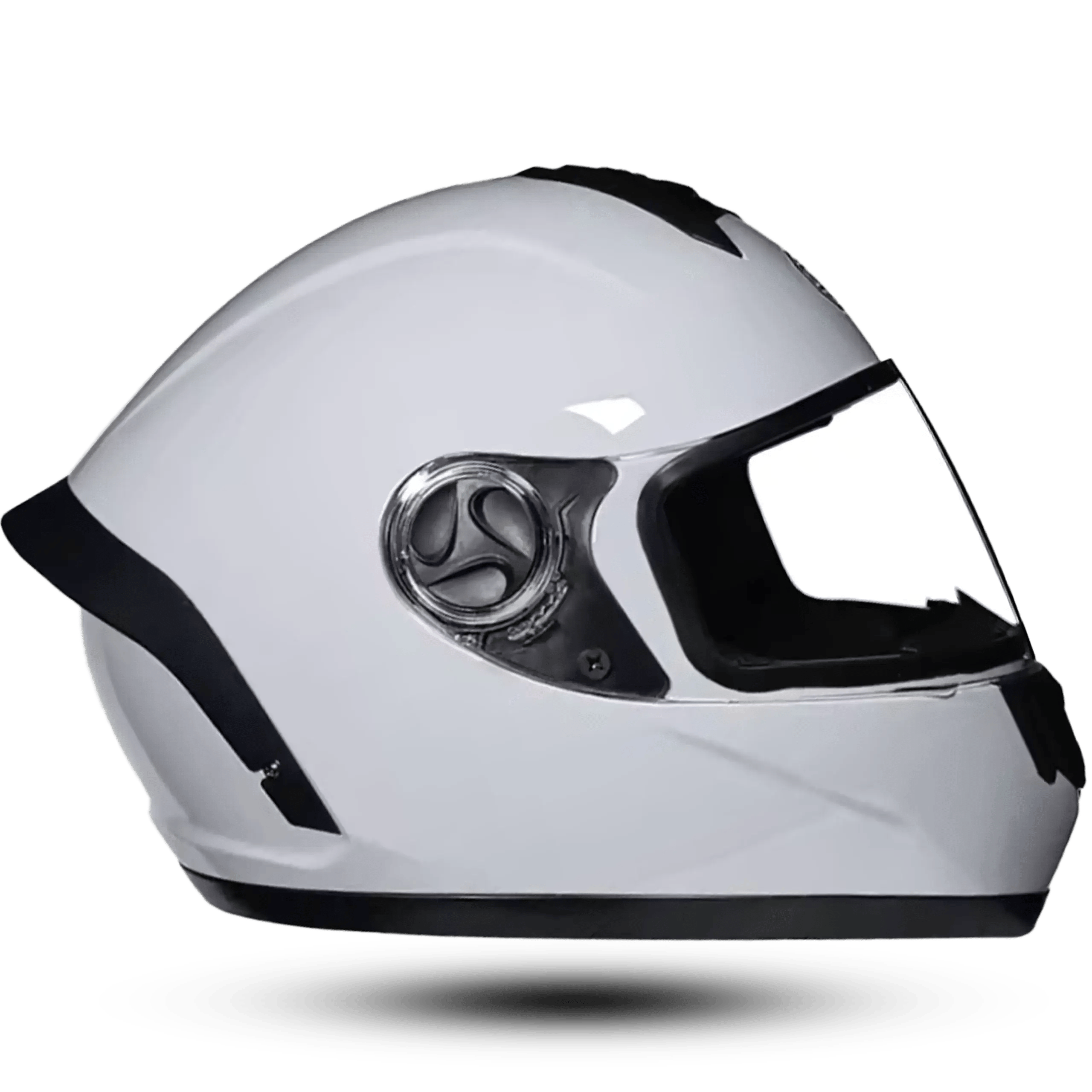 ORZ 612 Full Face Helmet – Solid Glossy Gray (Size L)