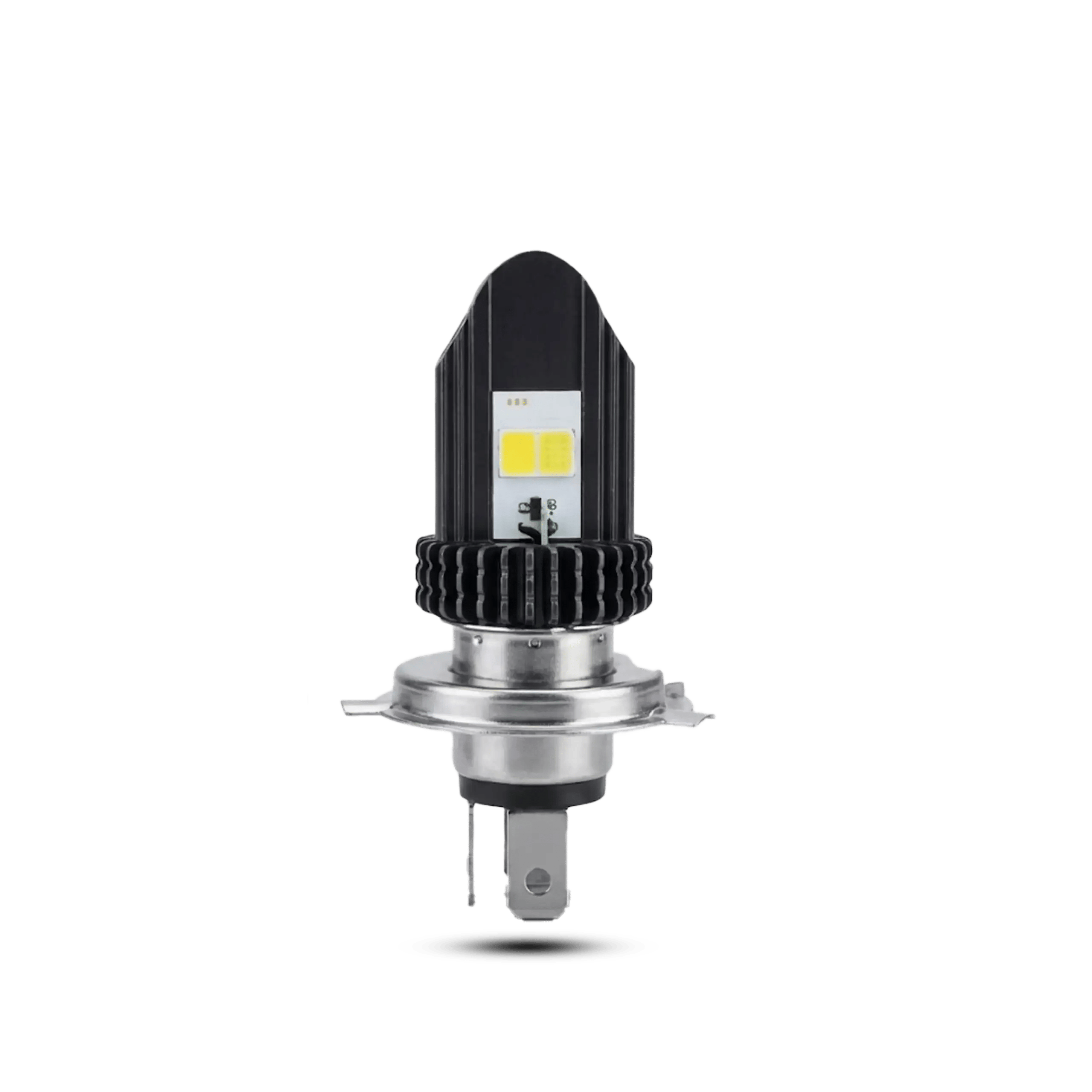 Motoled H4 Laser Series LED Headlight Bulb - Dual Color (White/Yellow) High Power LED for Motorcycles