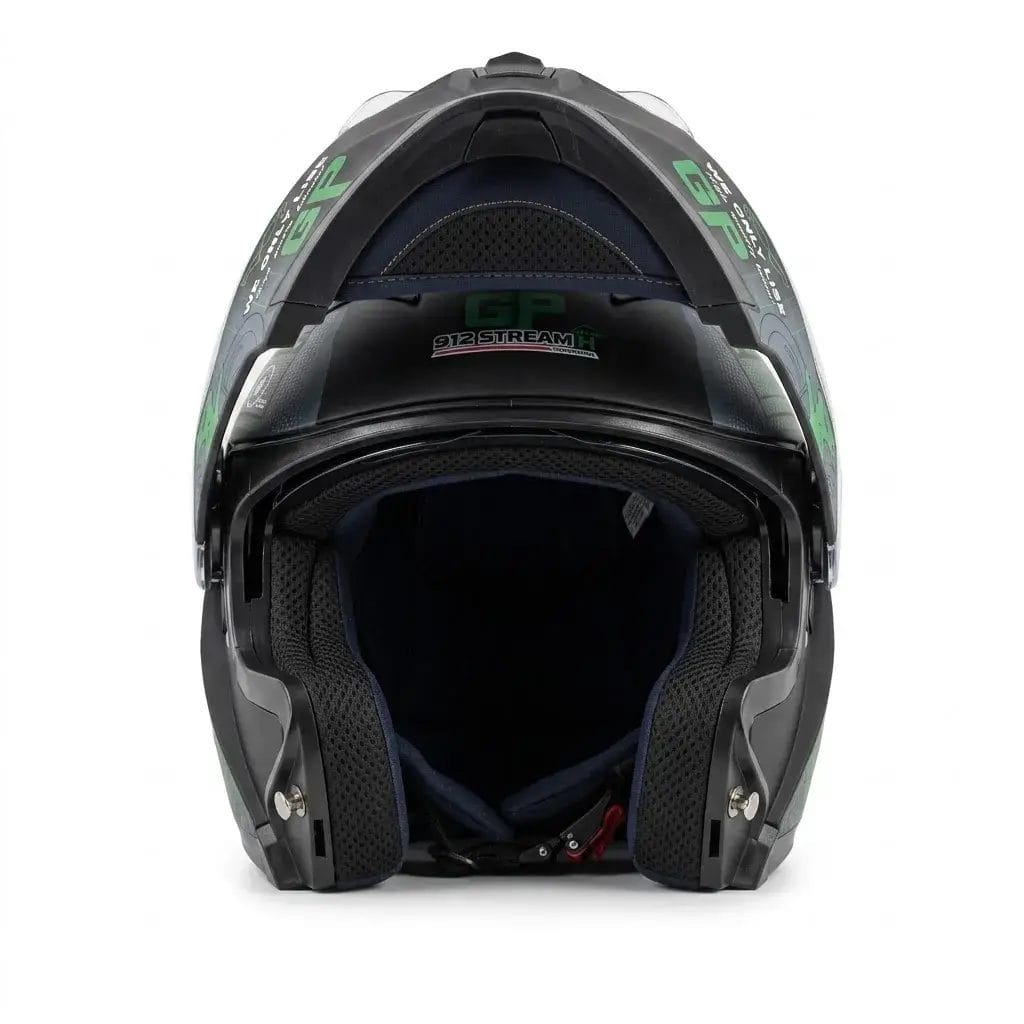 Helmet SuperAir 912 Modular Green GP Racing - Image 4