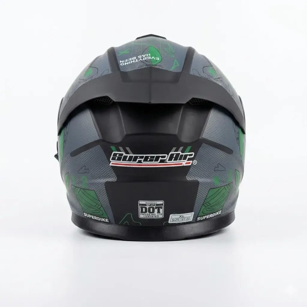 Helmet SuperAir 912 Modular Green GP Racing - Image 5