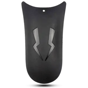 Front Fender Extender Mud Flap for Commuter & Sports Bikes - Matte Black