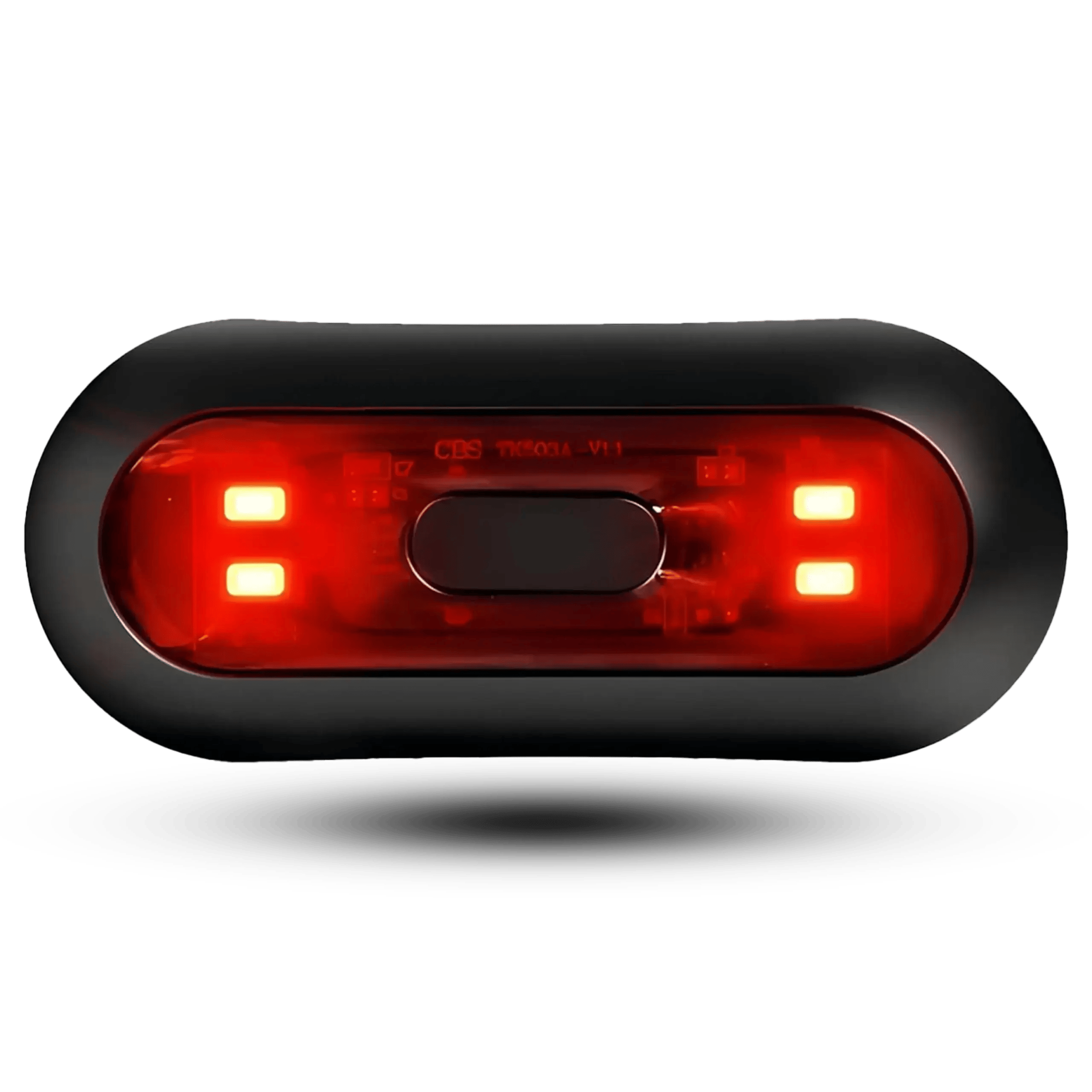 Universal Rechargeable Wireless LED Helmet Light – Night Safety Flasher (Red/Blue/White)