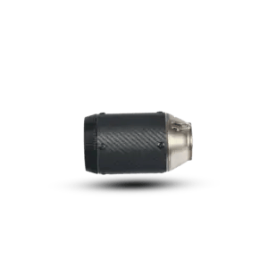 SC Project Style Mini Exhaust Muffler – Carbon Fiber Finish with Mesh Grill (51mm)