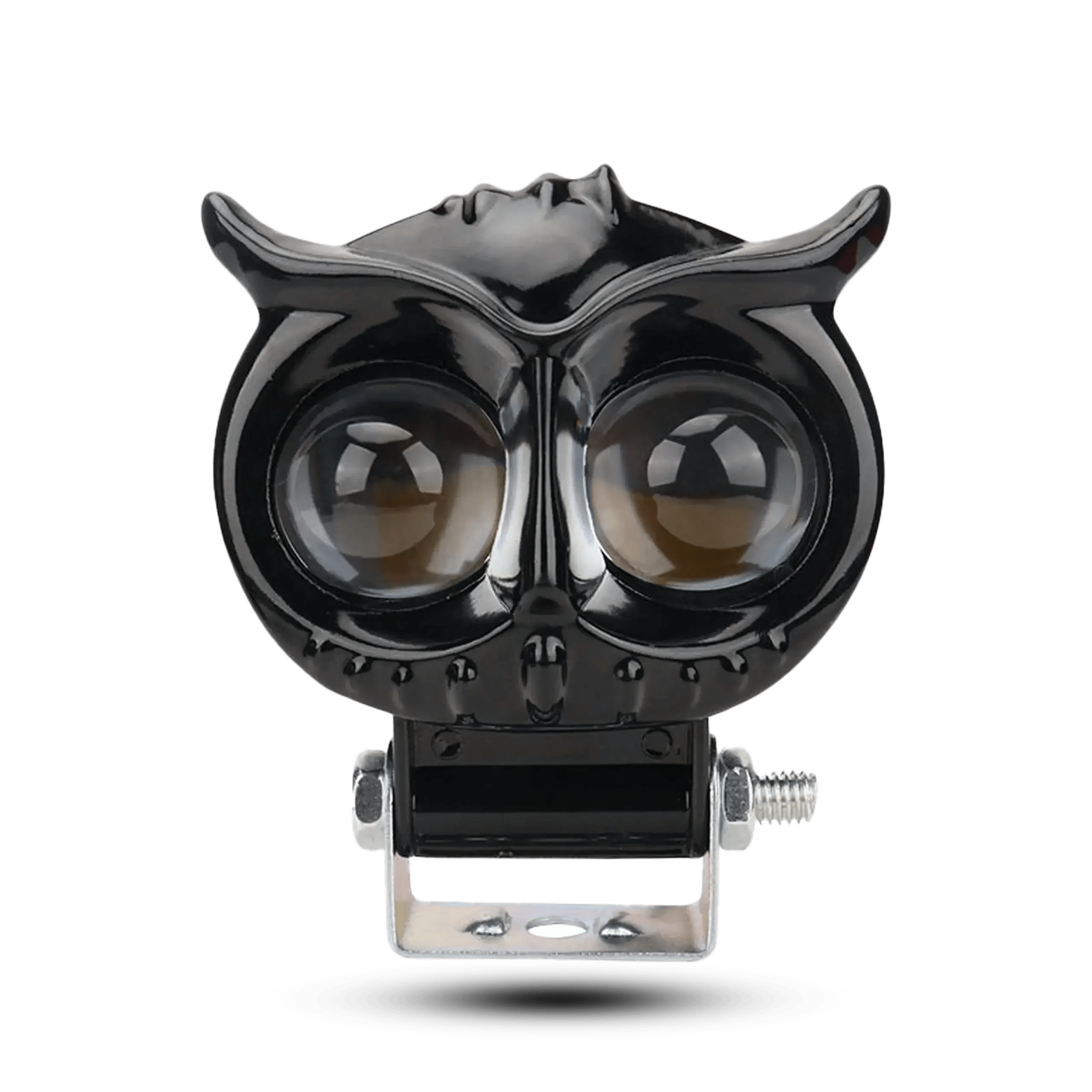 Visual guide showing five modes: Yellow beam, White beam, and three strobe patterns (White, Yellow, and Mixed).
