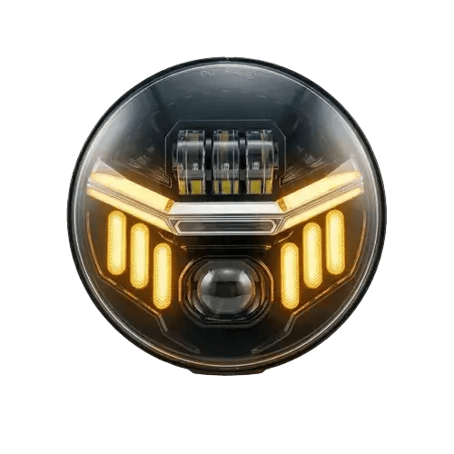 7-Inch-Universal-LED-Projector-Headlight-–-IP68-Waterproof-with-Amber-Turn-Signal-White-DRL-Welcome-Light